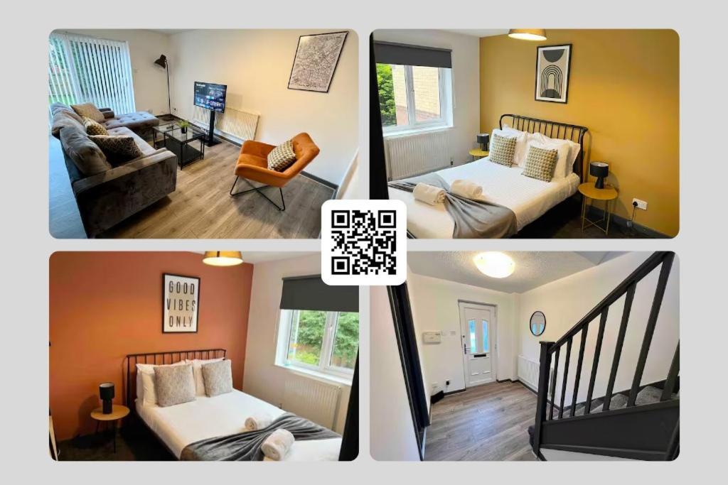 3 Bedroom House With Parking Manchester Dış mekan fotoğraf
